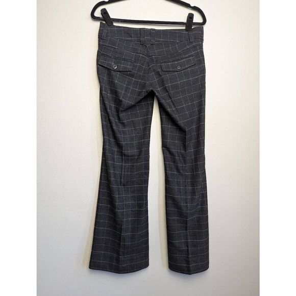 H&M checkered flared tailored trousers size 8 - Picture 2 of 7